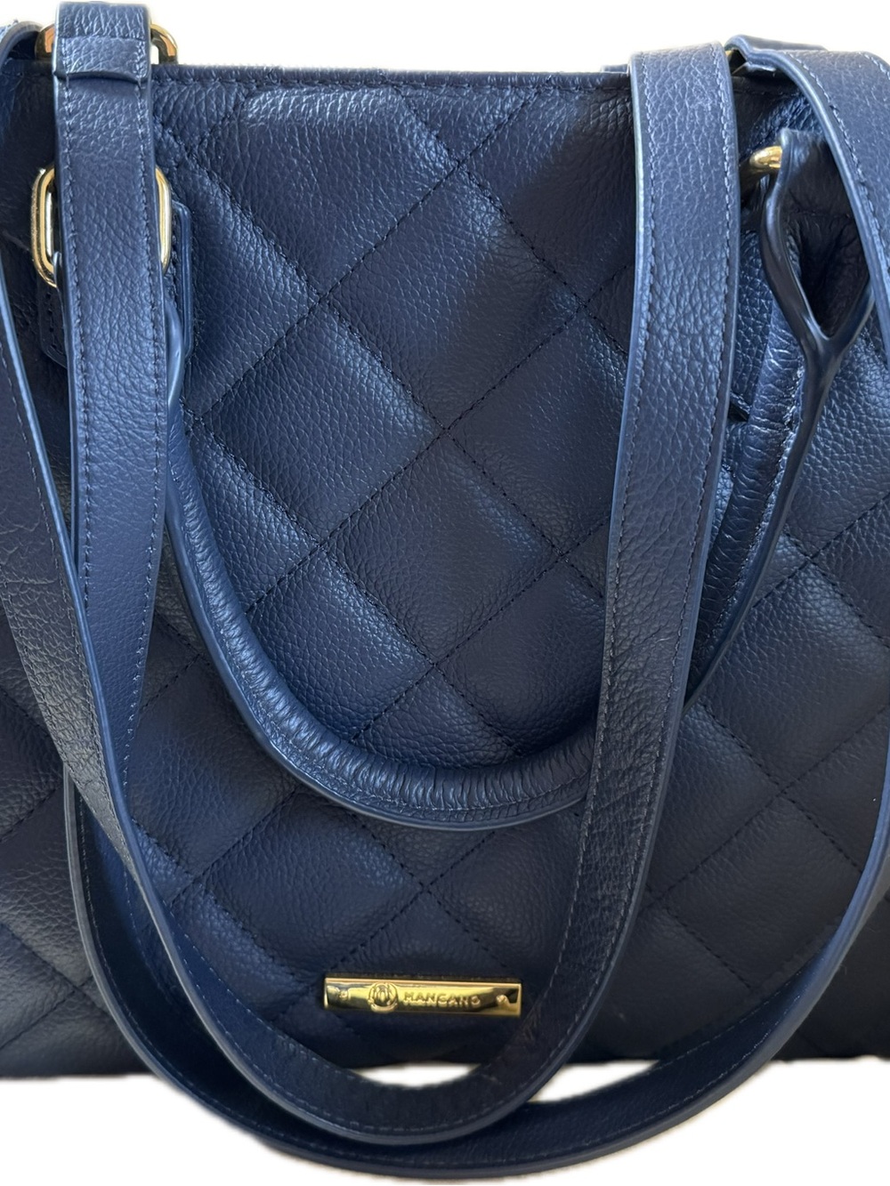 Joy First Class Luxury Leather Quilted Handbag & Clutch Wallet